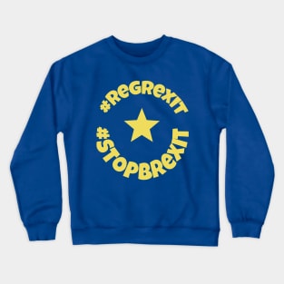 Regrexit, Stop Brexit Crewneck Sweatshirt